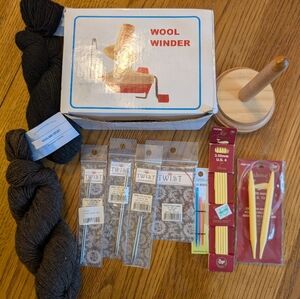 Wool Winder and Knitting Accessories Set Chiaigoo Needles